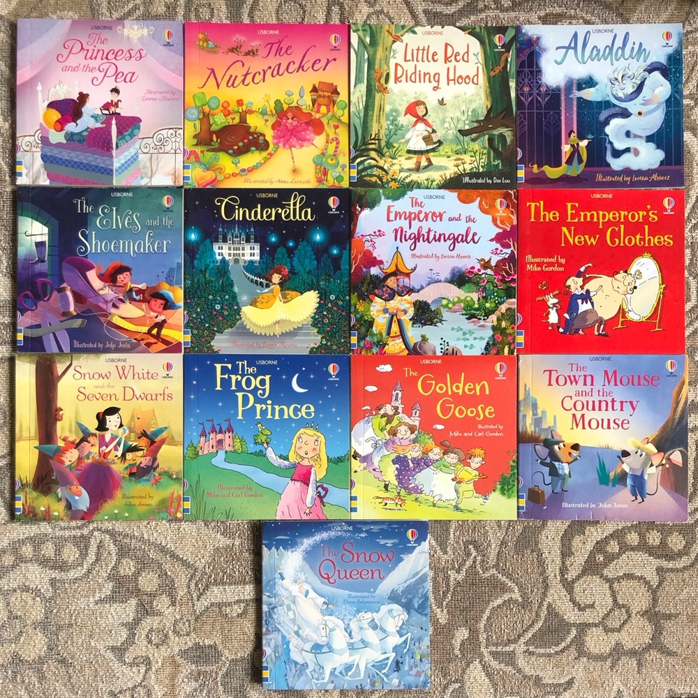 13 Usbourne Classic Children’s Stories Miniature Books 4” Fairy Tales